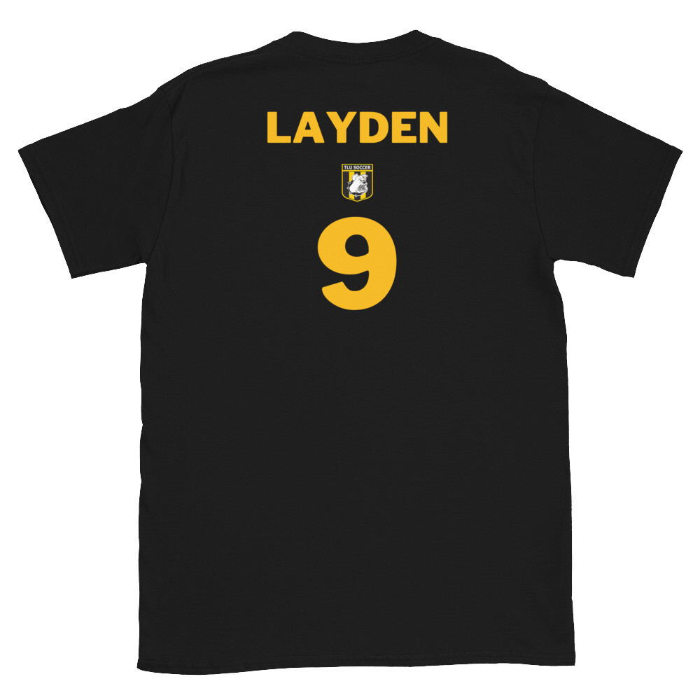Number 9 Layden Short-Sleeve Unisex T-Shirt, Color: Black, Size: S