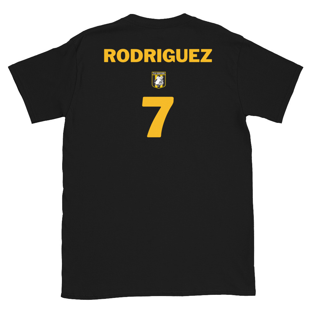 Number 7 Rodriguez Short-Sleeve Unisex T-Shirt, Color: Black, Size: S