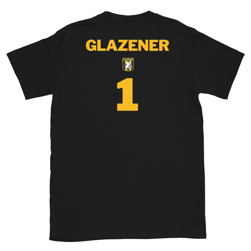 Number 1 Glazener Short-Sleeve Unisex T-Shirt, Color: Black, Size: S