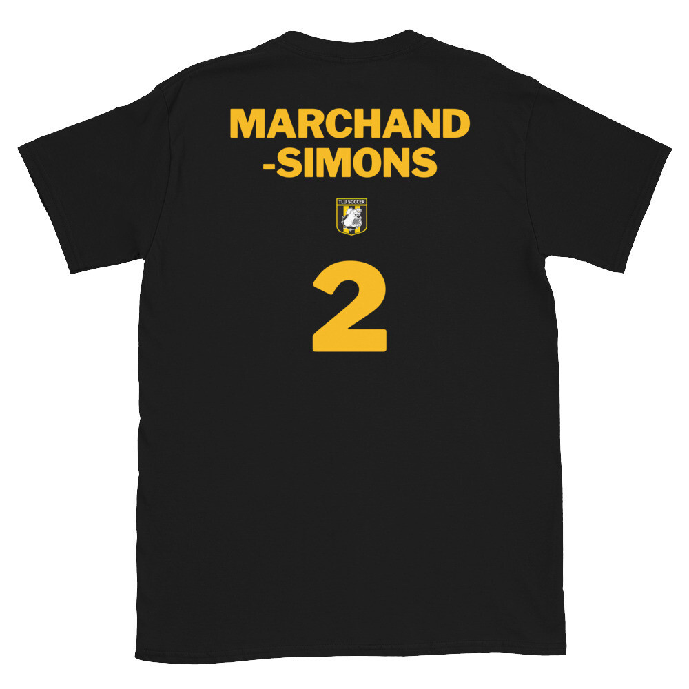 Number 2 Marchand Simons Short-Sleeve Unisex T-Shirt, Color: Black, Size: S