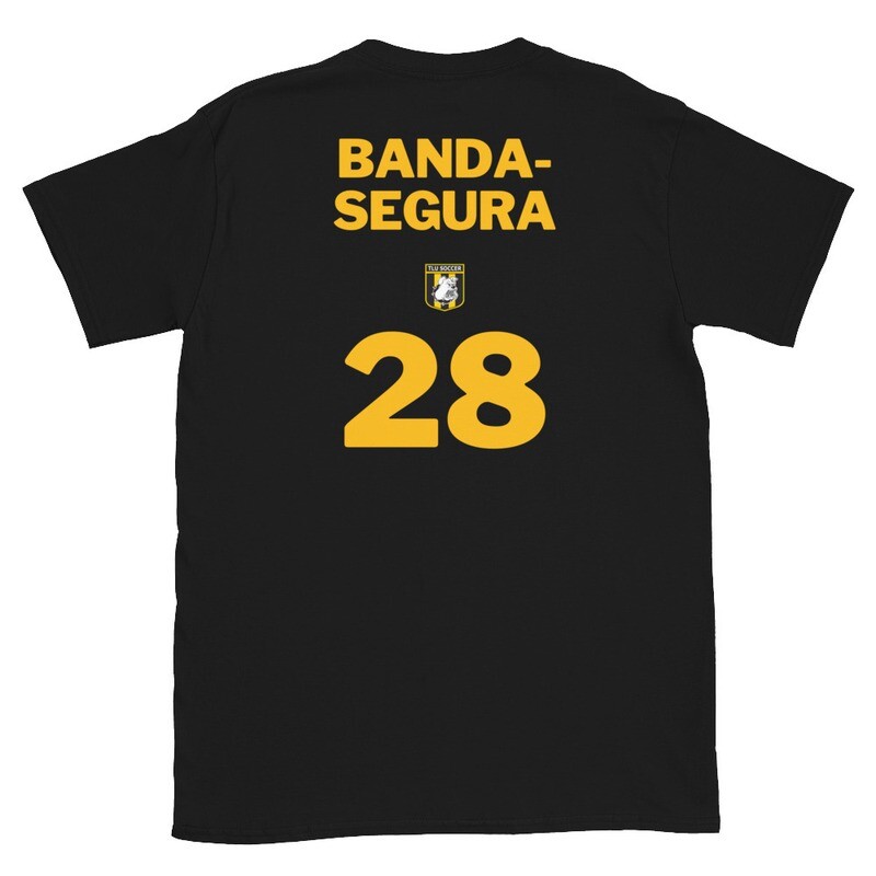 Number 28 Banda-Segura Short-Sleeve Unisex T-Shirt, Color: Black, Size: S