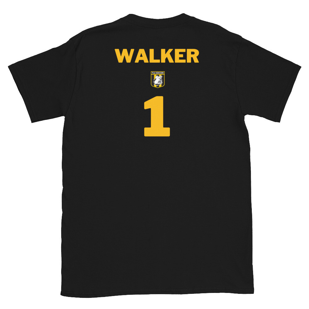 Number 1 Walker Short-Sleeve Unisex T-Shirt, Color: Black, Size: S