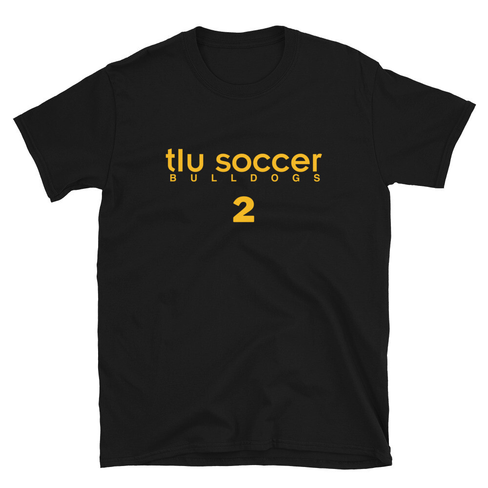 TLU MSOC Number 2 Short-Sleeve Unisex T-Shirt, Color: Black, Size: S