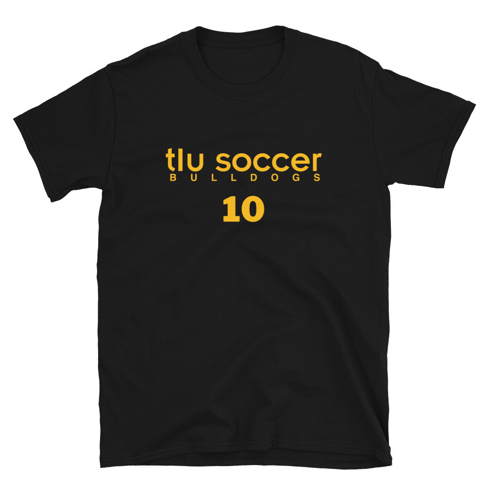 TLU MSOC Number 10 Short-Sleeve Unisex T-Shirt, Color: Black, Size: S