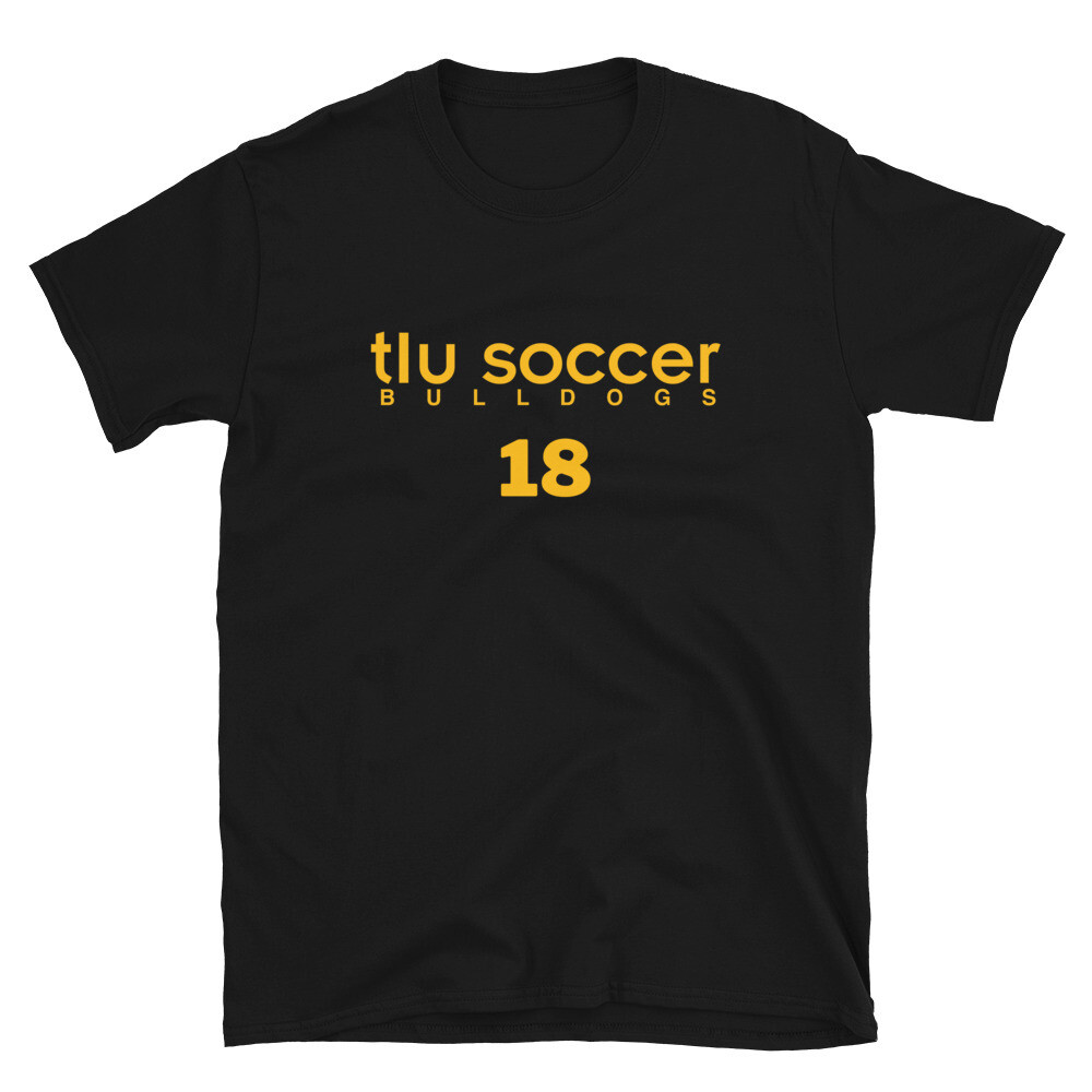 TLU MSOC Number 18 Short-Sleeve Unisex T-Shirt, Color: Black, Size: S