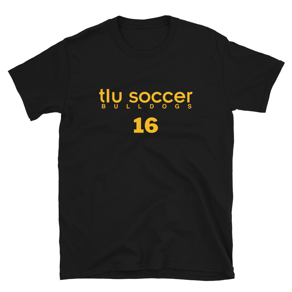 TLU MSOC Number 16 Short-Sleeve Unisex T-Shirt, Color: Black, Size: S