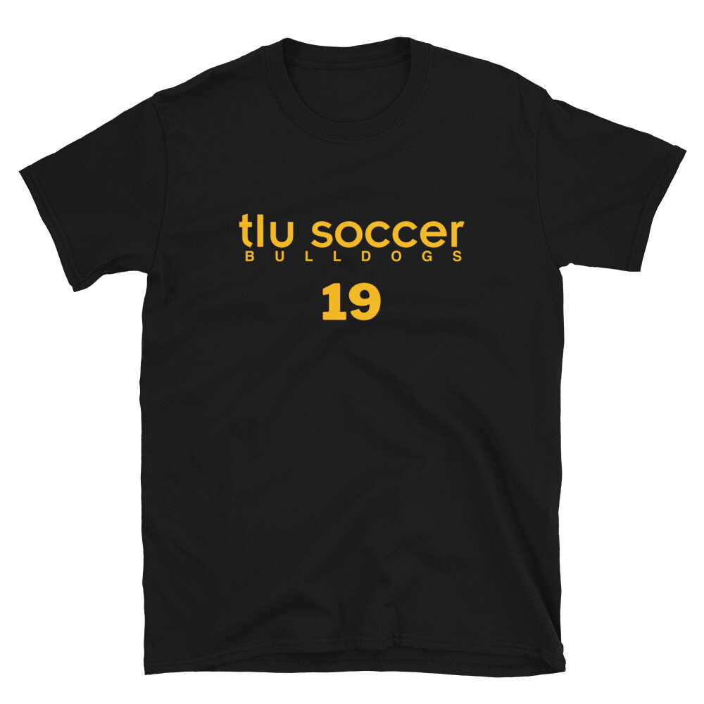 TLU MSOC Number 19 Short-Sleeve Unisex T-Shirt, Color: Black, Size: S