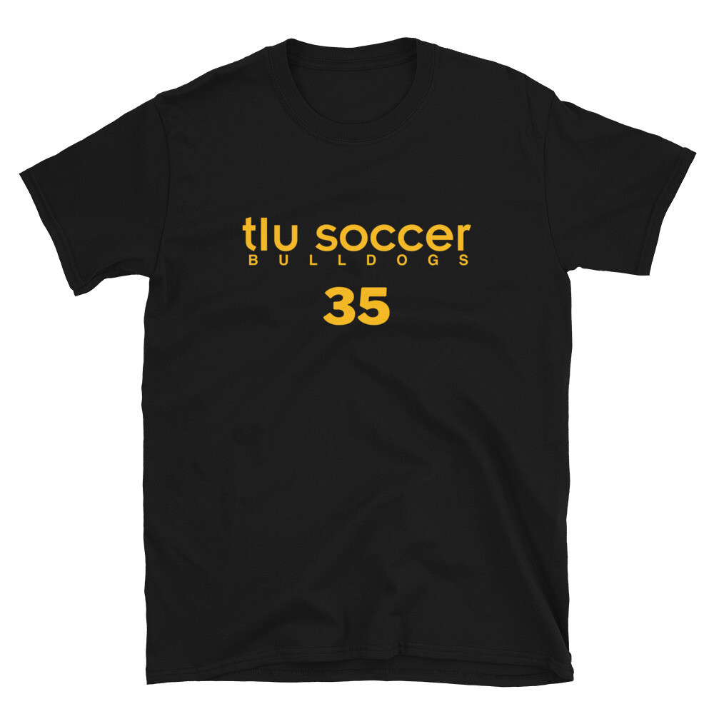 TLU MSOC Number 35 Short-Sleeve Unisex T-Shirt, Color: Black, Size: S