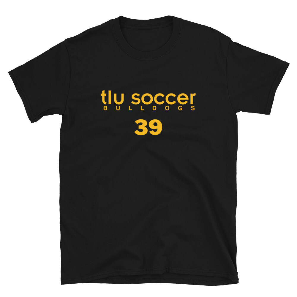 TLU MSOC Number 39 Short-Sleeve Unisex T-Shirt, Color: Black, Size: S