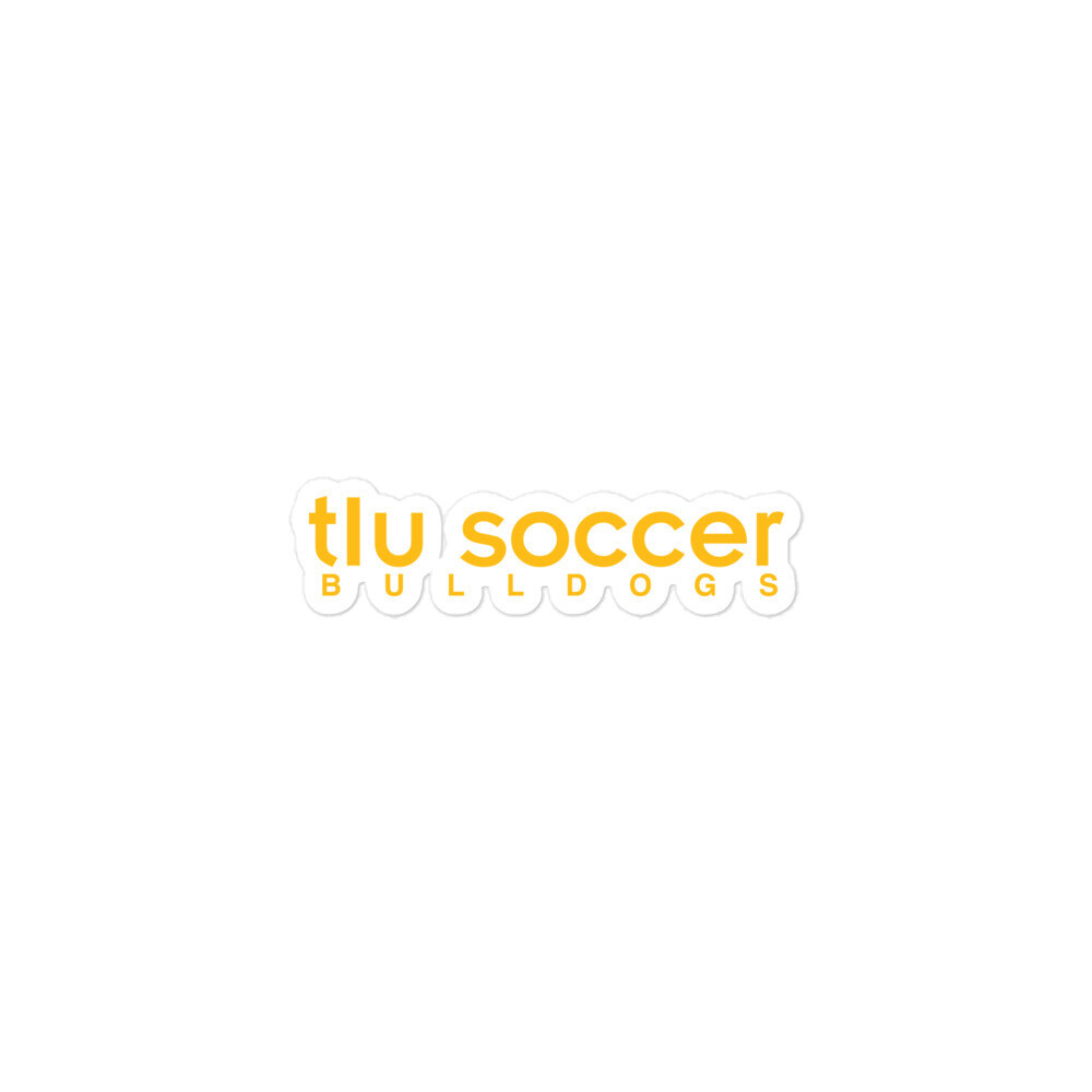 TLU Soccer Gold | Kiss-Cut Stickers
