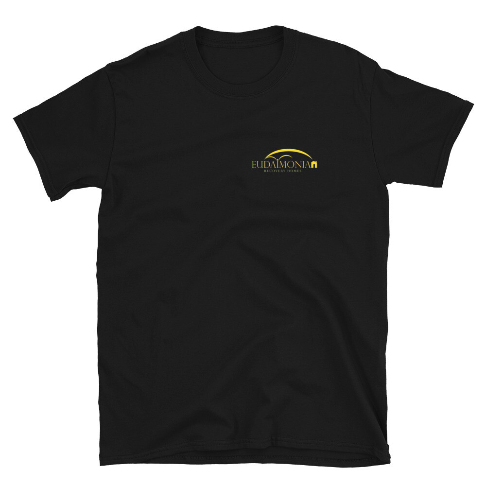 Eudaimonia Recovery Homes Short-Sleeve Unisex T-Shirt, Color: Black, Size: S