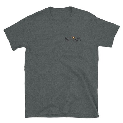 Nova Recovery Center Short-Sleeve Unisex T-Shirt, Color: Dark Heather, Size: S