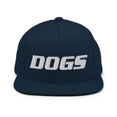 TLU Softball DOGS White Snapback Hat