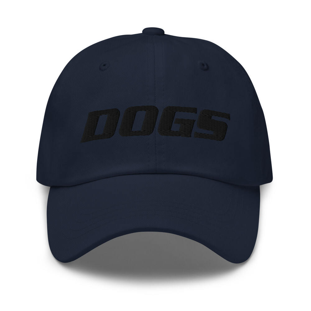 TLU Softball DOGS Black Dad hat, Color: Navy