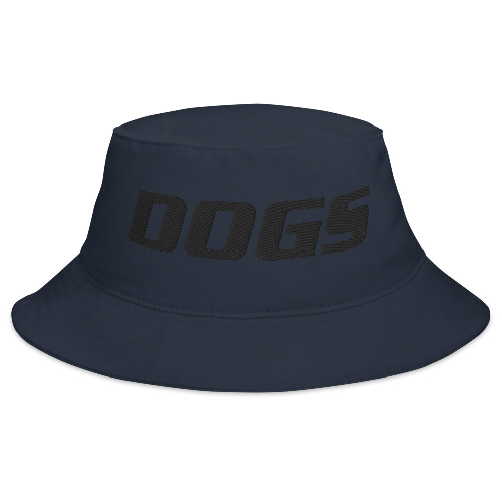 TLU Softball DOGS Black Bucket Hat, Color: Navy