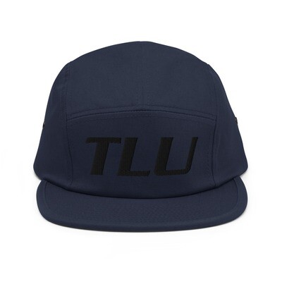 TLU Softball Black Five Panel Cap (Large Logo)