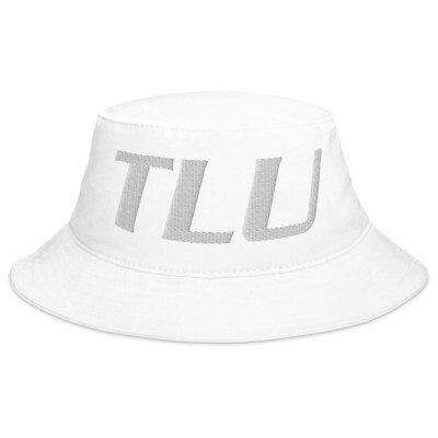 TLU Softball White Bucket Hat (Large Logo)