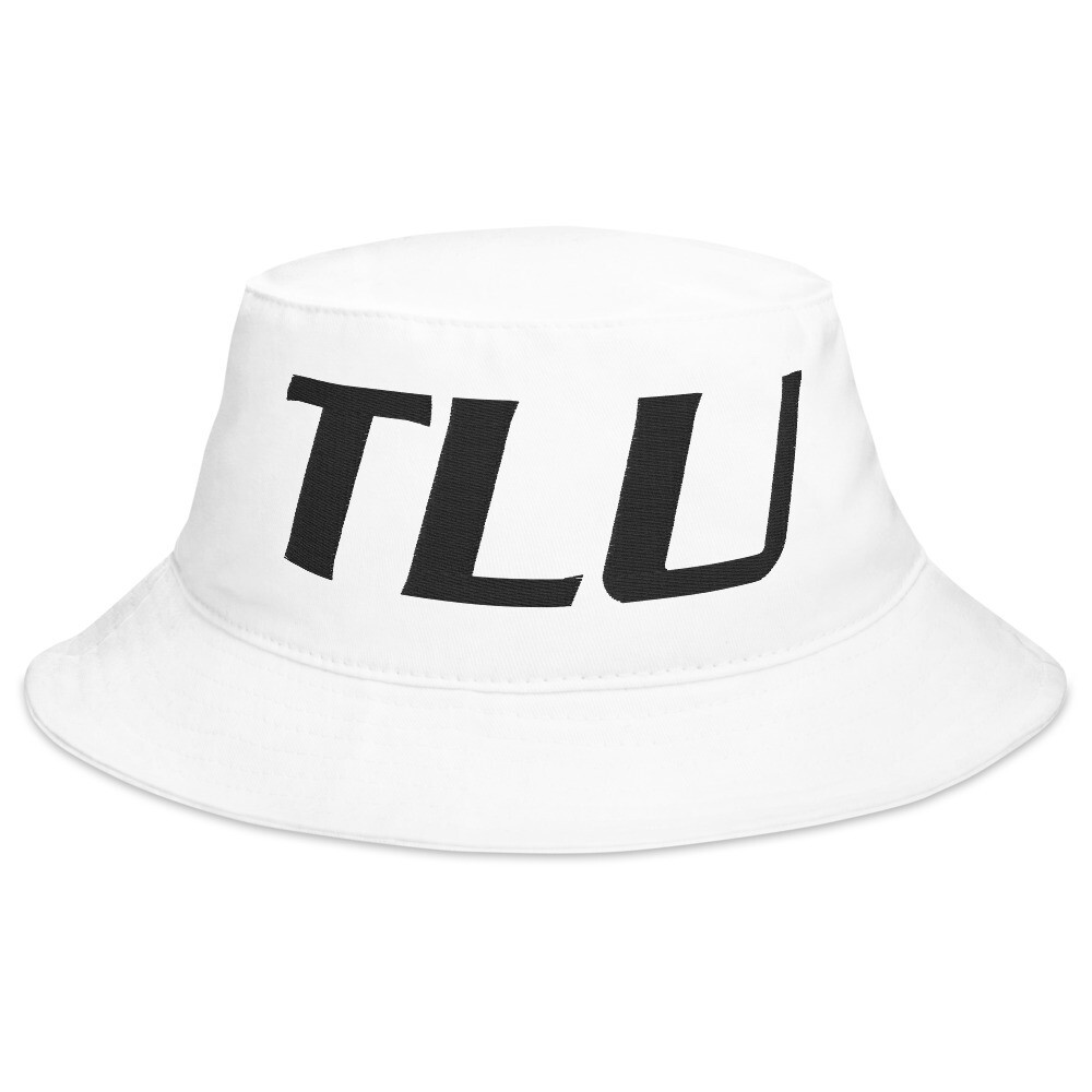 TLU Softball Black Bucket Hat (Large Logo)
