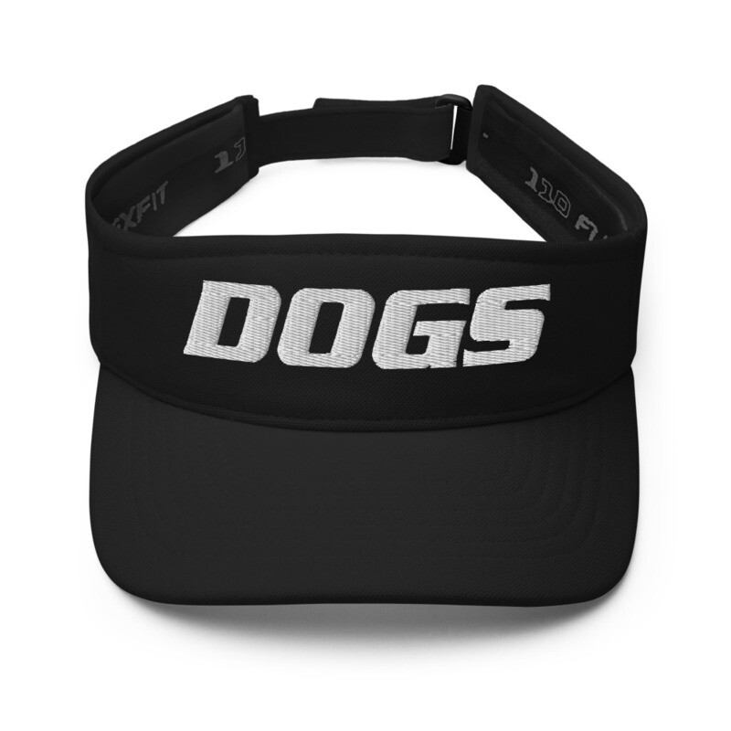 TLU Softball Dogs White Visor