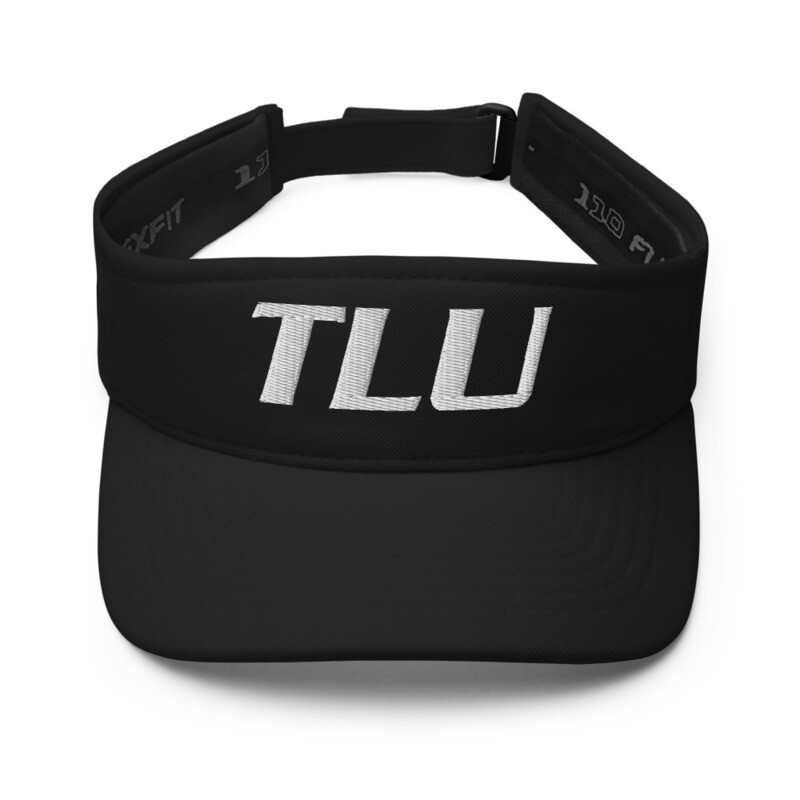 TLU Softball White Visor