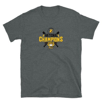 TLU Softball 2019 Champions Short-Sleeve Unisex T-Shirt