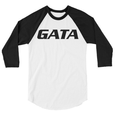 TLU Softball GATA Black 3/4 sleeve raglan shirt