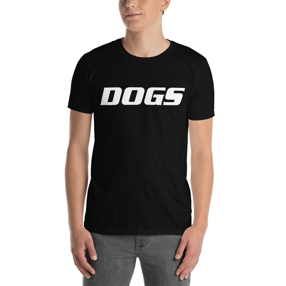 TLU Softball DOGS White Short-Sleeve Unisex T-Shirt
