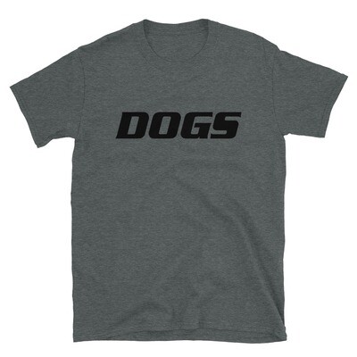 TLU Softball DOGS Black Short-Sleeve Unisex T-Shirt