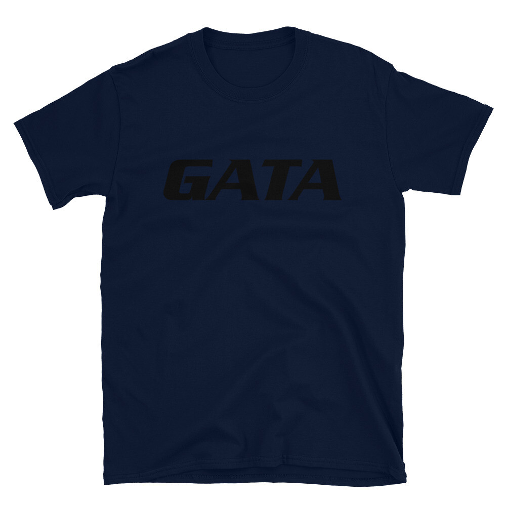 TLU Softball GATA Black Short-Sleeve Unisex T-Shirt, Color: Navy, Size: S