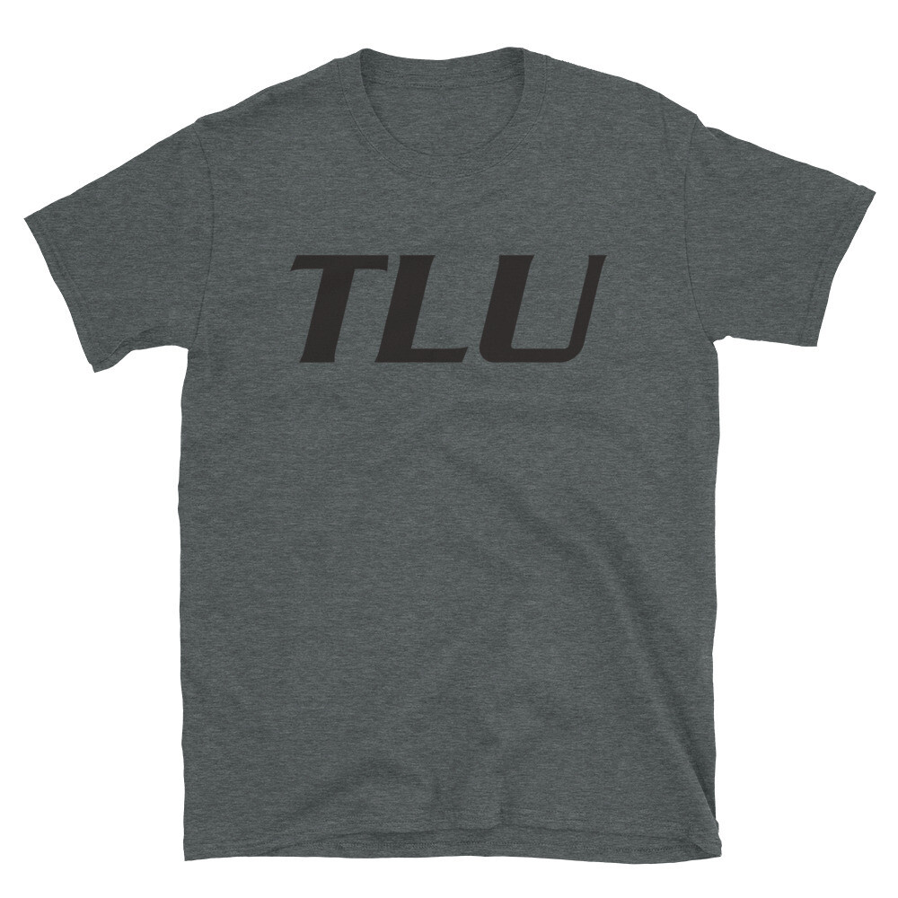 TLU Softball Black Short-Sleeve Unisex T-Shirt