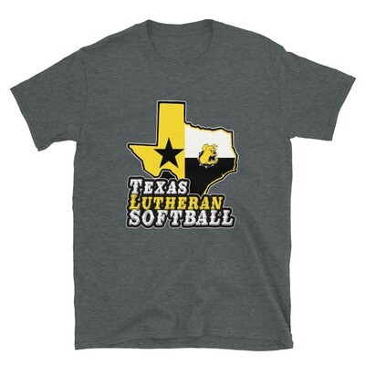 TLU Softball Texas Star Short-Sleeve Unisex T-Shirt