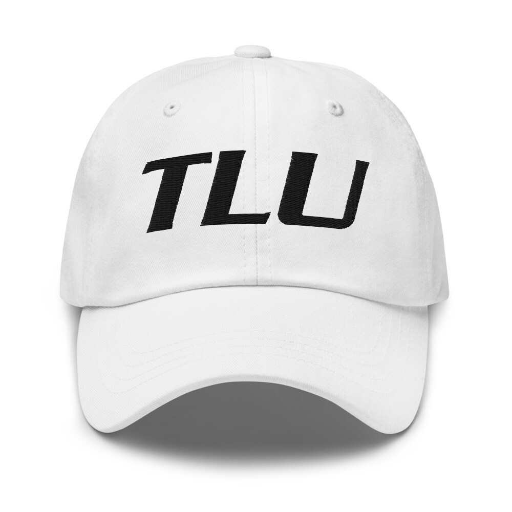 TLU Softball Black Dad hat (Small Logo)