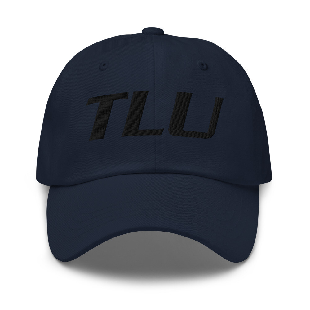 TLU Softball Black Dad hat (Small Logo), Color: Navy