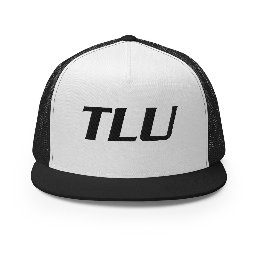 TLU Softball Black Trucker Cap (Small Logo)