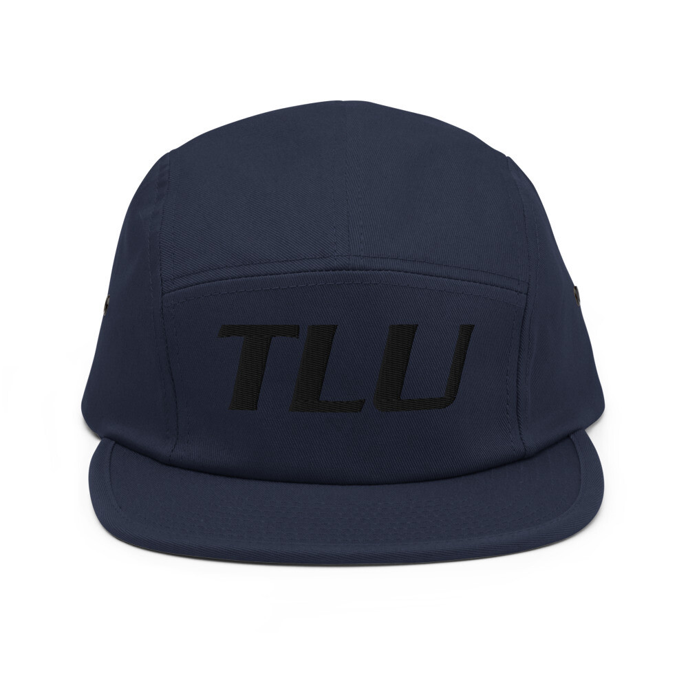 TLU Softball Black Five Panel Cap (Small Logo)