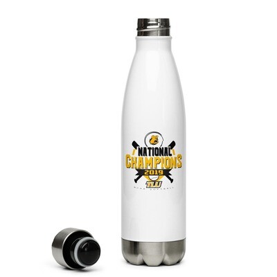 TLU Softball 2019 Championship Stainless Steel Water Bottle