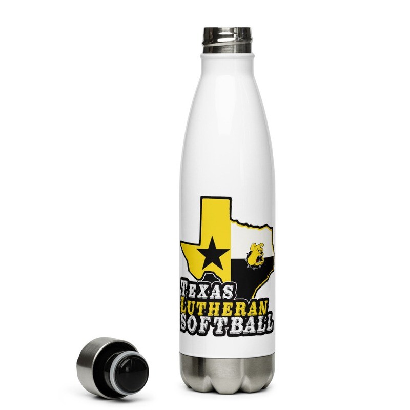 TLU Softball Texas Star Stainless Steel Water Bottle