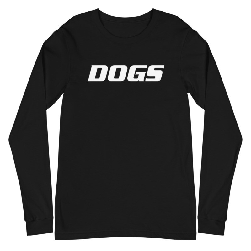 TLU Softball DOGS White Unisex Long Sleeve Tee