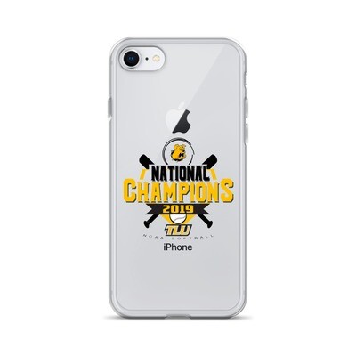 TLU Softball 2019 Championship iPhone Case
