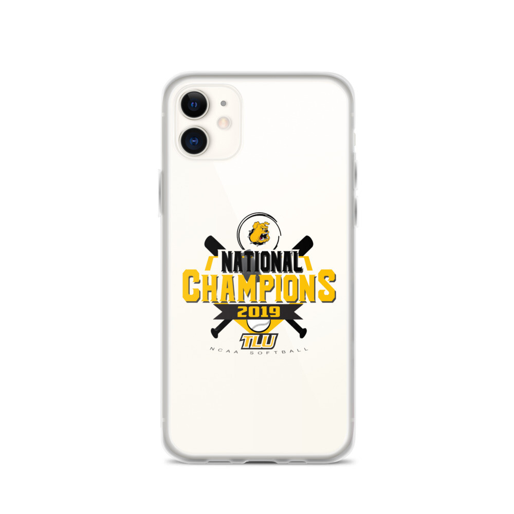 TLU Softball 2019 Championship iPhone Case, Size: iPhone 11