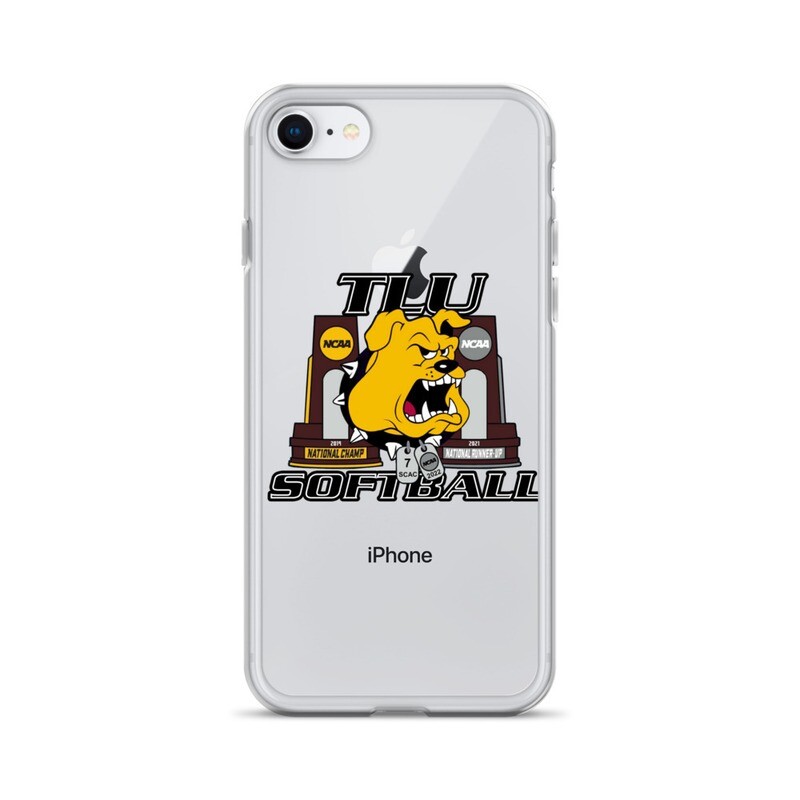 TLU Softball 2019 &amp; 2021 Trophies iPhone Case