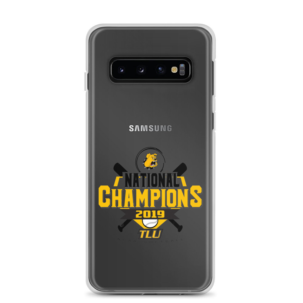 TLU Softball 2019 Championship Samsung Case, Size: Samsung Galaxy S10
