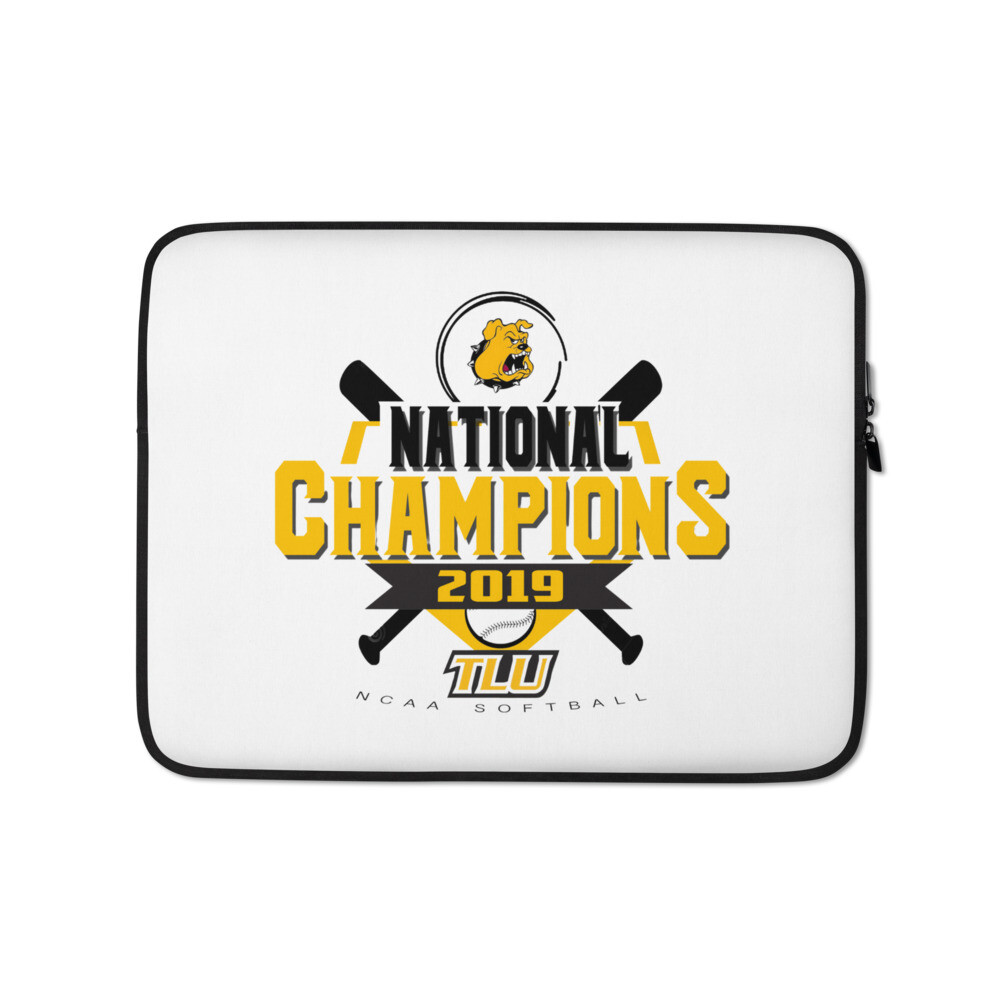 TLU Softball 2019 Championship Laptop Sleeve