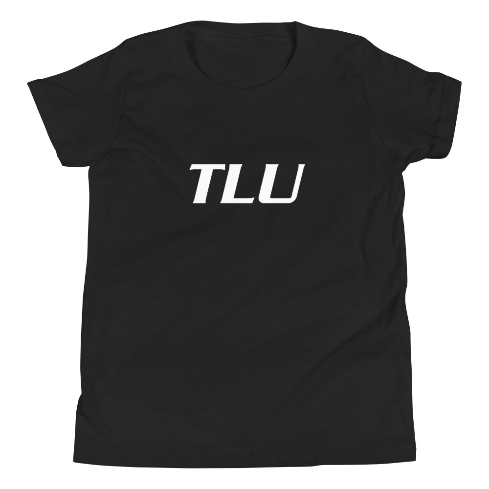 TLU Softball White Youth Short Sleeve T-Shirt