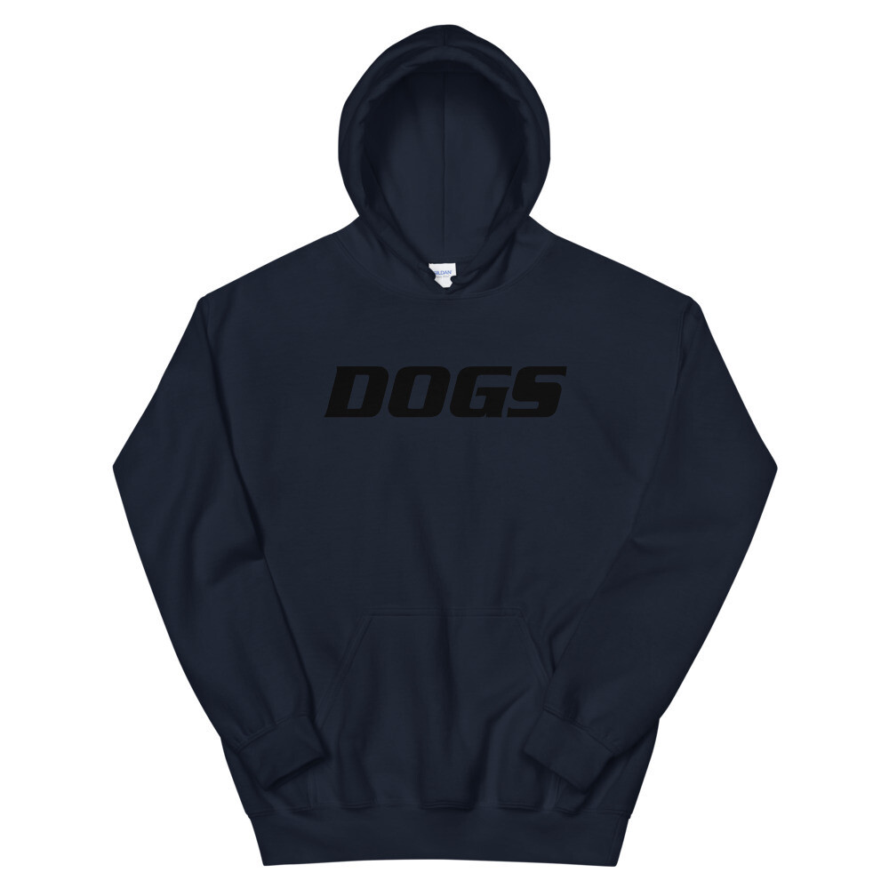TLU Softball DOGS Black Hoodie, Color: Navy, Size: S
