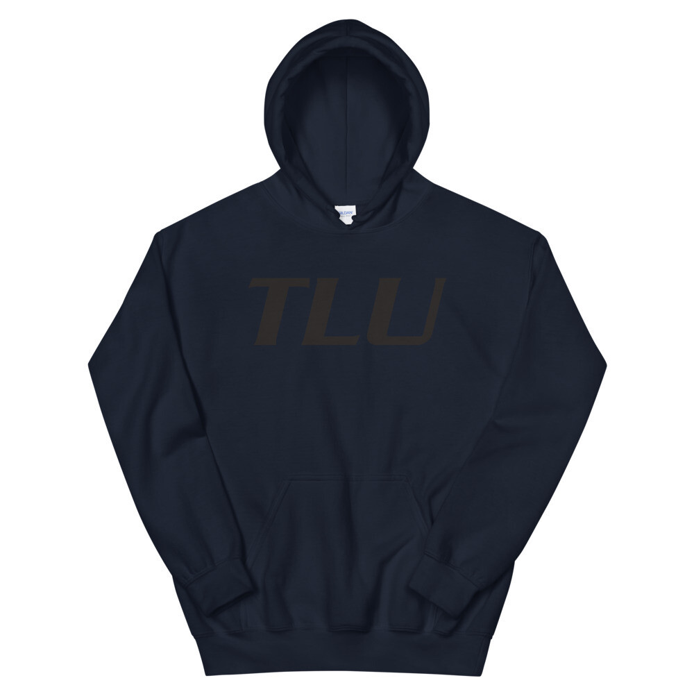 TLU Softball Black Hoodie, Color: Navy, Size: S
