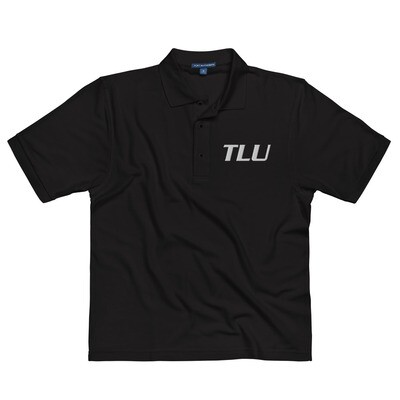 TLU Softball White Premium Polo