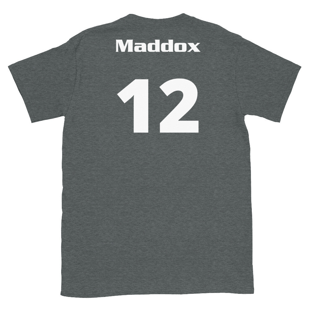 TLU Softball Number 12 Maddox Short-Sleeve Unisex T-Shirt