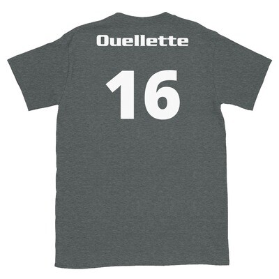 TLU Softball Number 16 Ouellette Short-Sleeve Unisex T-Shirt