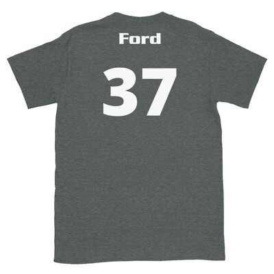 TLU Softball Number 37 Ford Short-Sleeve Unisex T-Shirt
